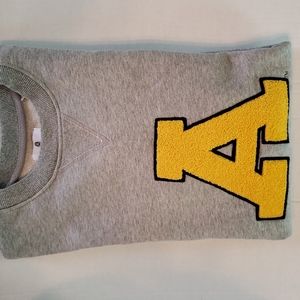 Hillflint | Men's Gray Pull-Over Sweatshirt Large Stitch "A" XS